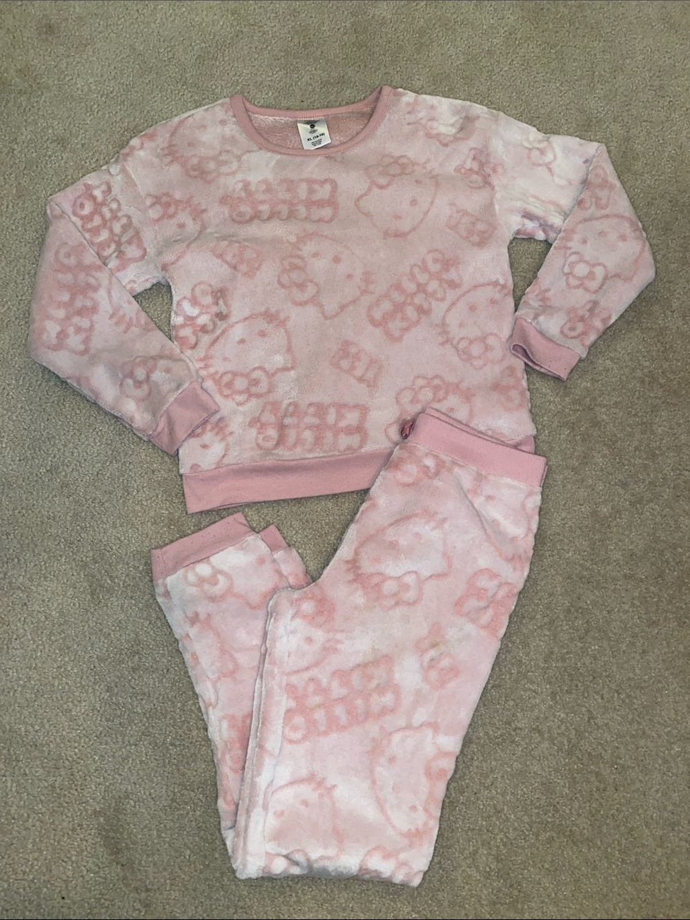 Hello Kitty Sanrio HYBRID Apparel Cozy Jogger Set